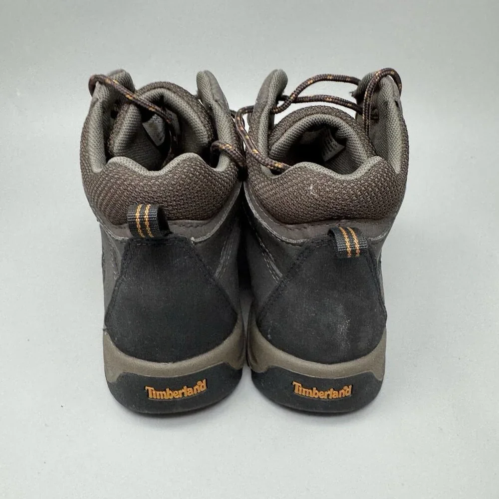Timberland Mt. Maddsen Waterproof Boots Boys Size 7 Shoes Brown Leather